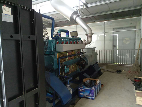 海門(mén)生態(tài)園200kw沼氣發(fā)電機(jī)組